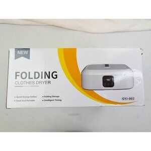Folding Clothes Dryer Small And Portable Quick Drying 600W Great For Travel NEW